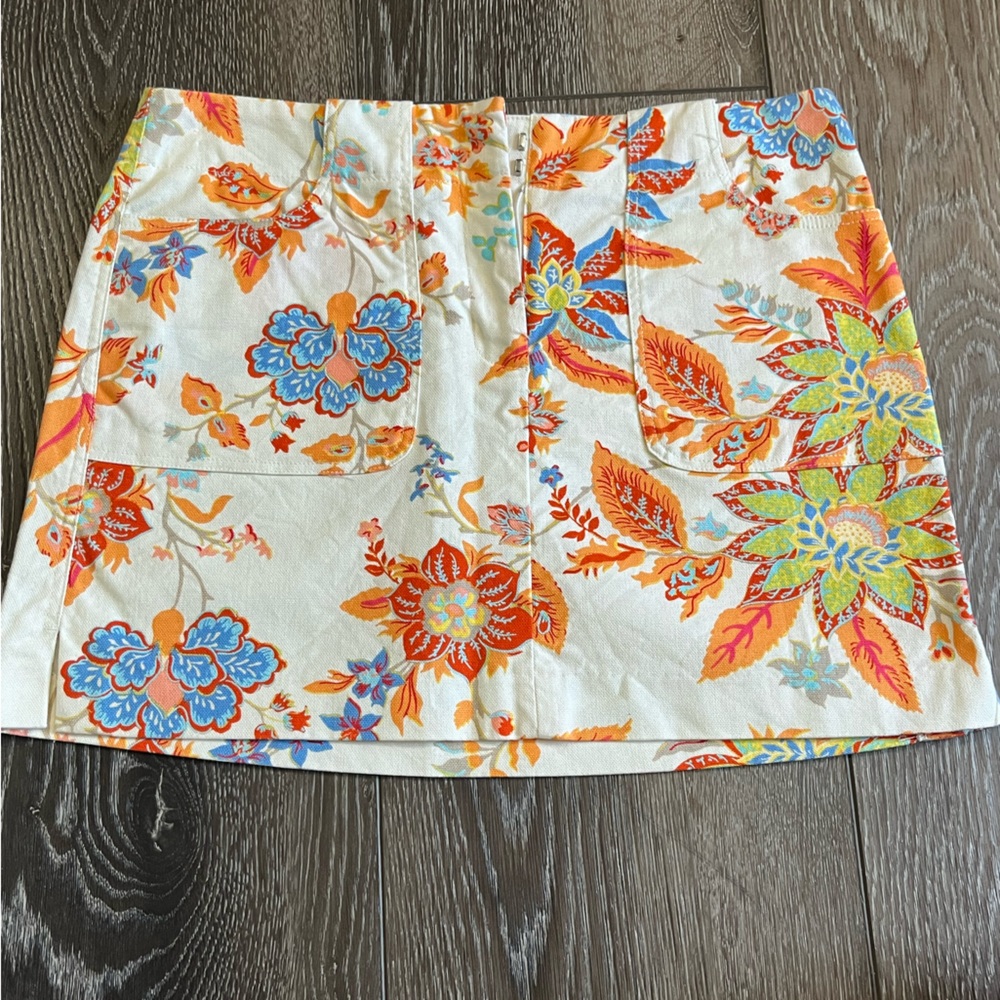 Express floral skirt